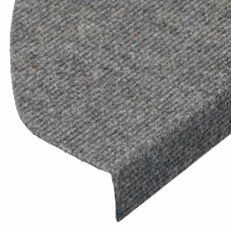 Maty na schody samoprzylepne 30 szt. Szare 65x22,5x3,5 cm