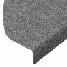 Maty na schody samoprzylepne 30 szt. Szare 65x22,5x3,5 cm