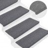 Maty na schody samoprzylepne 30 szt. Szare 65x24,5x3,5 cm