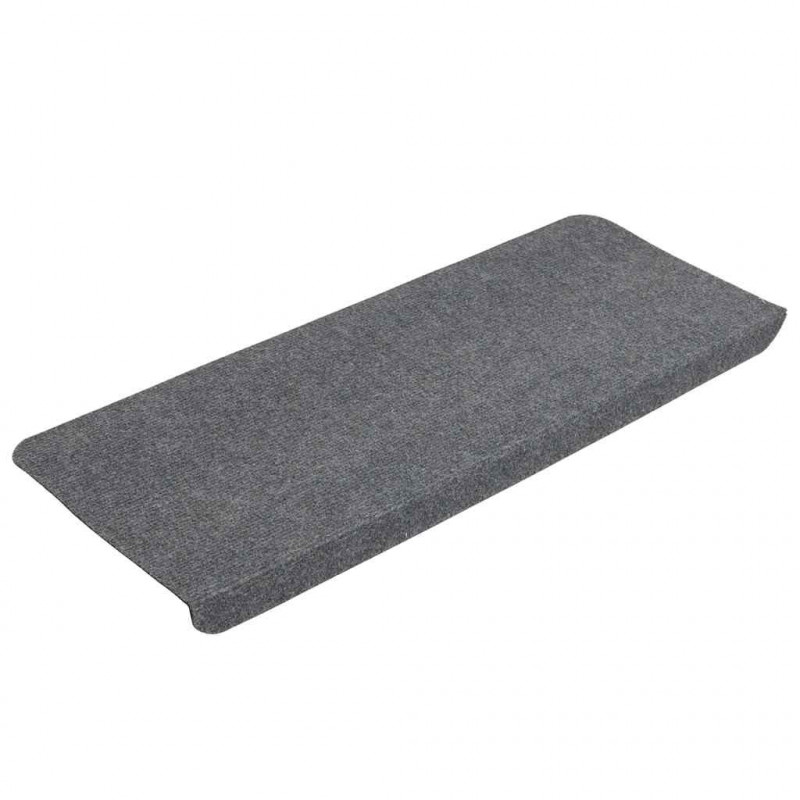 Maty na schody samoprzylepne 30 szt. Szare 65x24,5x3,5 cm