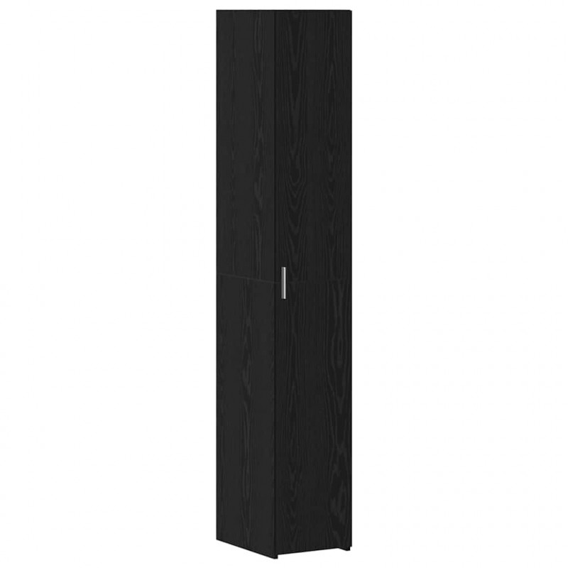 Szafka do przechowywania 3 pcs Czarny Dąb 30 x 42,5 x 225 cm