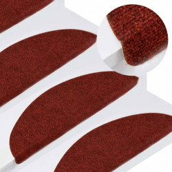 Maty na schody samoprzylepne 30 szt. Czerwone 56x17x3 cm
