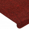 Maty na schody samoprzylepne 30 szt. Czerwone 65x22,5x3,5 cm