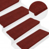Maty na schody samoprzylepne 30 szt. Czerwone 65x24,5x3,5 cm