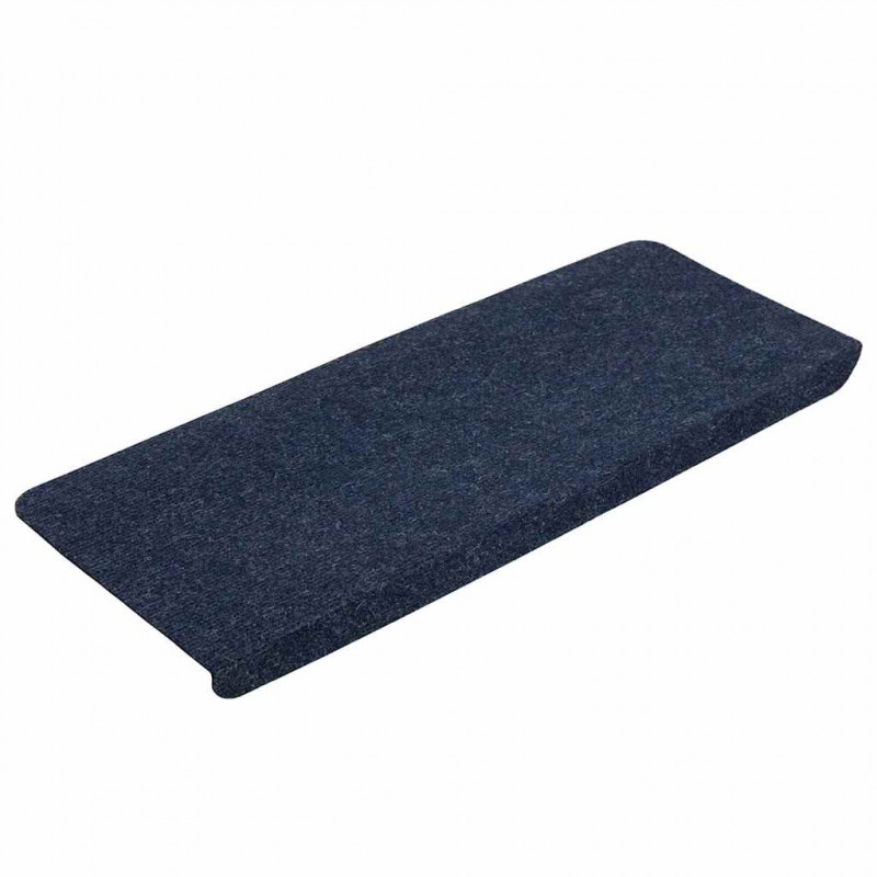 Maty na schody samoprzylepne 30 szt. Niebieskie 65x24,5x3,5 cm