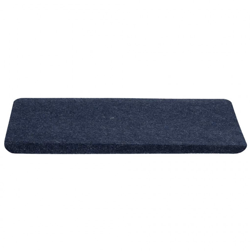 Maty na schody samoprzylepne 30 szt. Niebieskie 65x24,5x3,5 cm