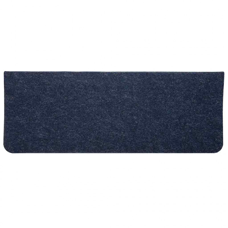 Maty na schody samoprzylepne 30 szt. Niebieskie 65x24,5x3,5 cm