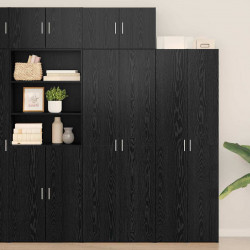 Szafka do przechowywania 3 pcs Czarny Dąb