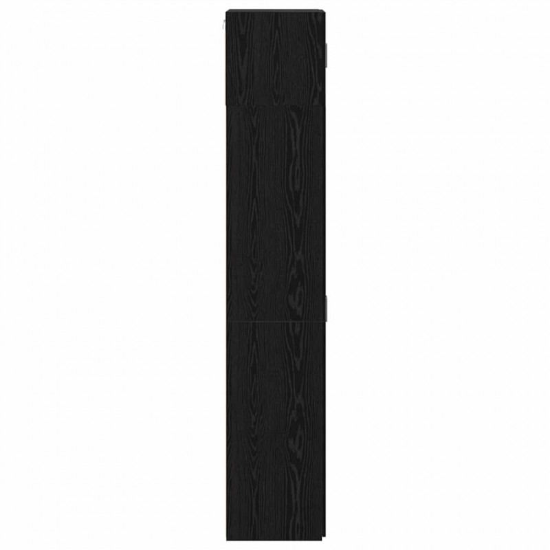 Szafka do przechowywania 3 pcs Czarny Dąb