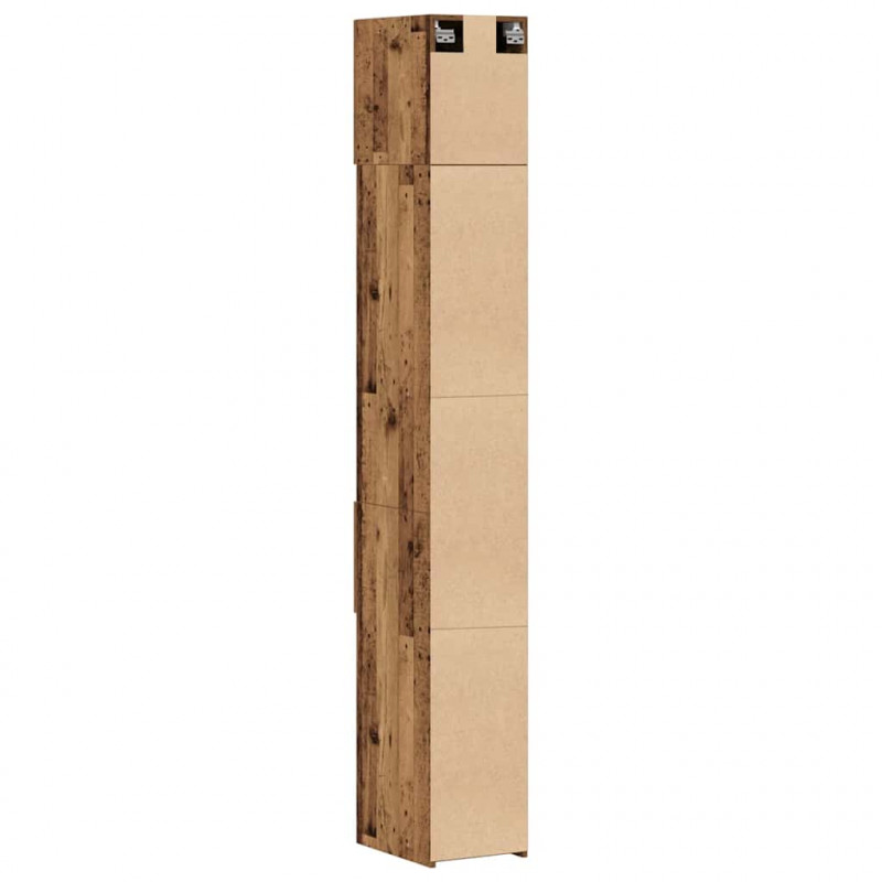 Szafka do przechowywania 2 pcs Stare drewno 30 x 42,5 x 225 cm