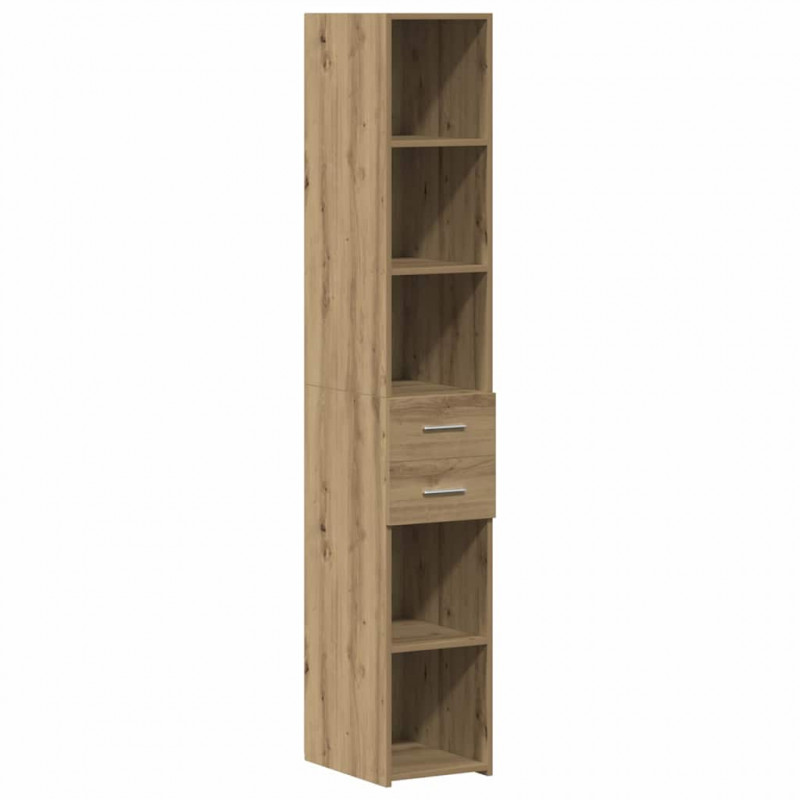 Szafka do przechowywania z szufladą 2 pcs Dąb rzemieślniczy
