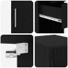 Szafka do przechowywania 2 pcs Czarny Dąb 30 x 42,5 x 225 cm