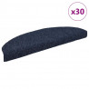 Maty na schody samoprzylepne 30 szt. 65x21x4 cm niebieskie półokrągłe duże