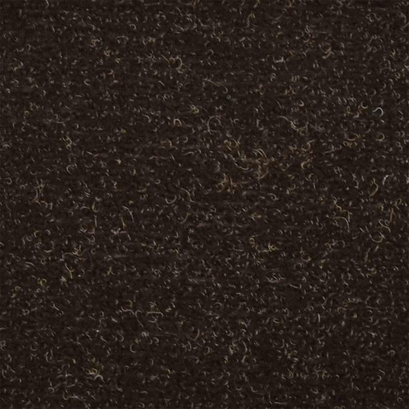 Maty na schody samoprzylepne 30 szt. 65x21x4 cm Ciemnobrązowe półokrągłe duże