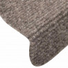 Maty na schody samoprzylepne 30 szt. 65x21x4 cm beżowe półokrągłe duże