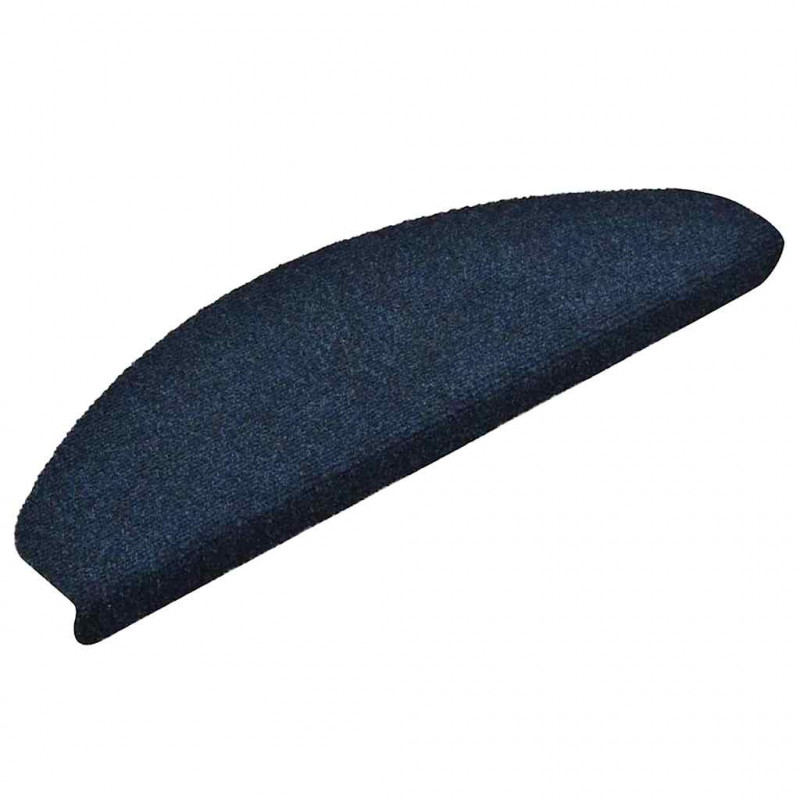 Maty na schody samoprzylepne 30 szt. 65x21x4 cm granatowe półokrągłe duże