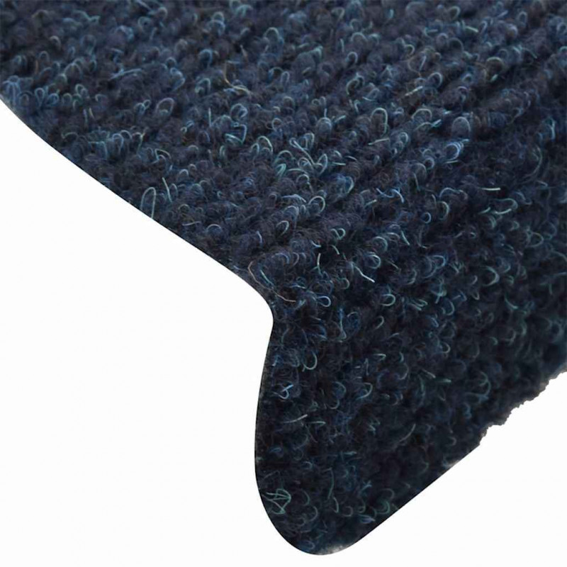 Maty na schody samoprzylepne 30 szt. 65x21x4 cm granatowe półokrągłe duże