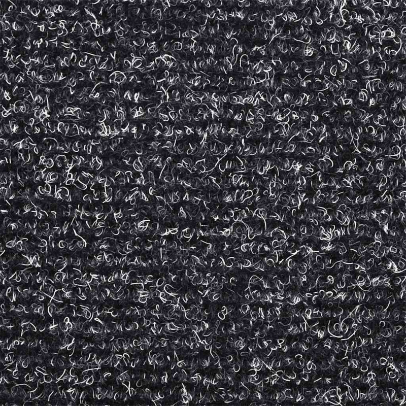 Maty na schody samoprzylepne 20 szt. 56x17x3 cm Ciemnoszary półokrągły
