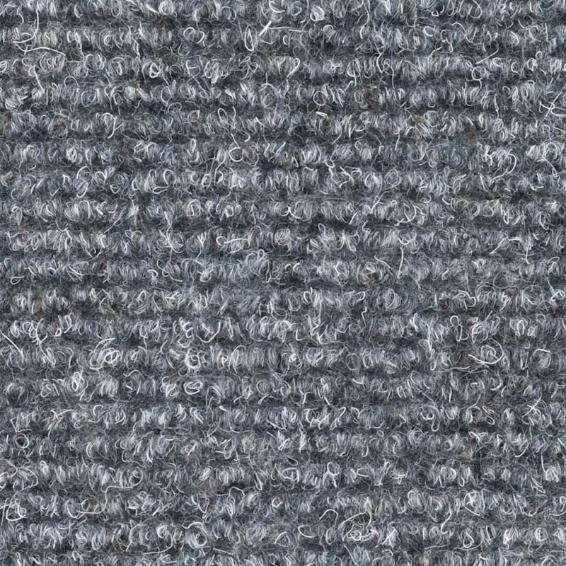 Maty na schody samoprzylepne 20 szt. 56x17x3 cm Jasnoszary półokrągły