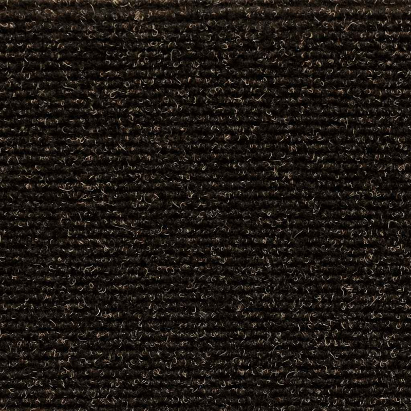 Maty na schody samoprzylepne 30 szt. 56x17x3 cm Ciemnobrązowe półokrągłe