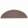 Maty na schody samoprzylepne 30 szt. 56x17x3 cm beżowe półokrągłe