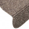 Maty na schody samoprzylepne 30 szt. 56x17x3 cm beżowe półokrągłe