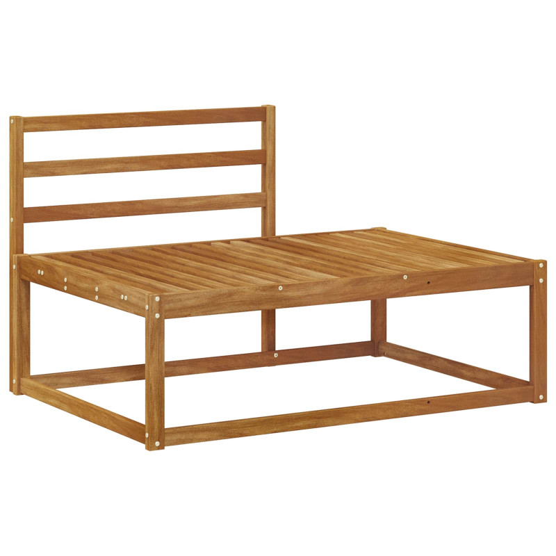 Zestaw sof na zewnątrz 3 Sztuka Naturalny Lite Drewno Akacji