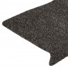 Maty na schody samoprzylepne 30 szt. 65x21x4 cm Antracytowe prostokątne krawędzie