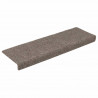 Maty na schody samoprzylepne 30 szt. 65x21x4 cm beżowe prostokątne krawędzie