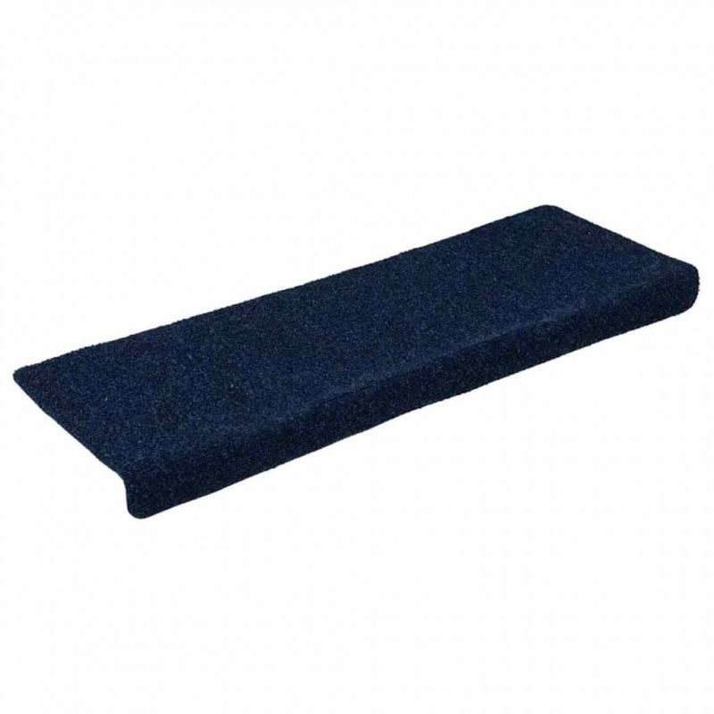 Maty na schody samoprzylepne 30 szt. 65x21x4 cm Granatowe prostokątne krawędzie