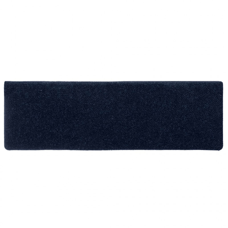 Maty na schody samoprzylepne 30 szt. 65x21x4 cm Granatowe prostokątne krawędzie