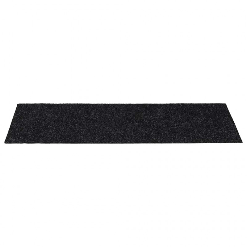 Maty na schody samoprzylepne 30 szt. 60x25 cm czarne prostokątne