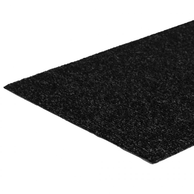 Maty na schody samoprzylepne 30 szt. 60x25 cm czarne prostokątne