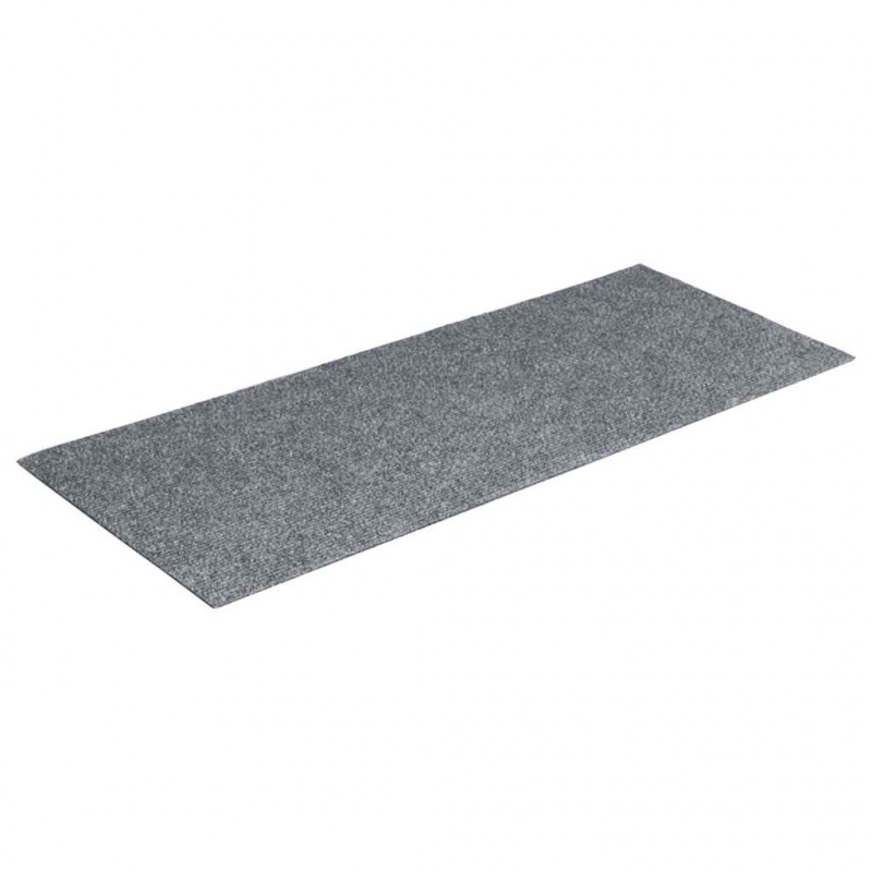 Maty na schody samoprzylepne 30 szt. 60x25 cm Jasnoszary prostokątny
