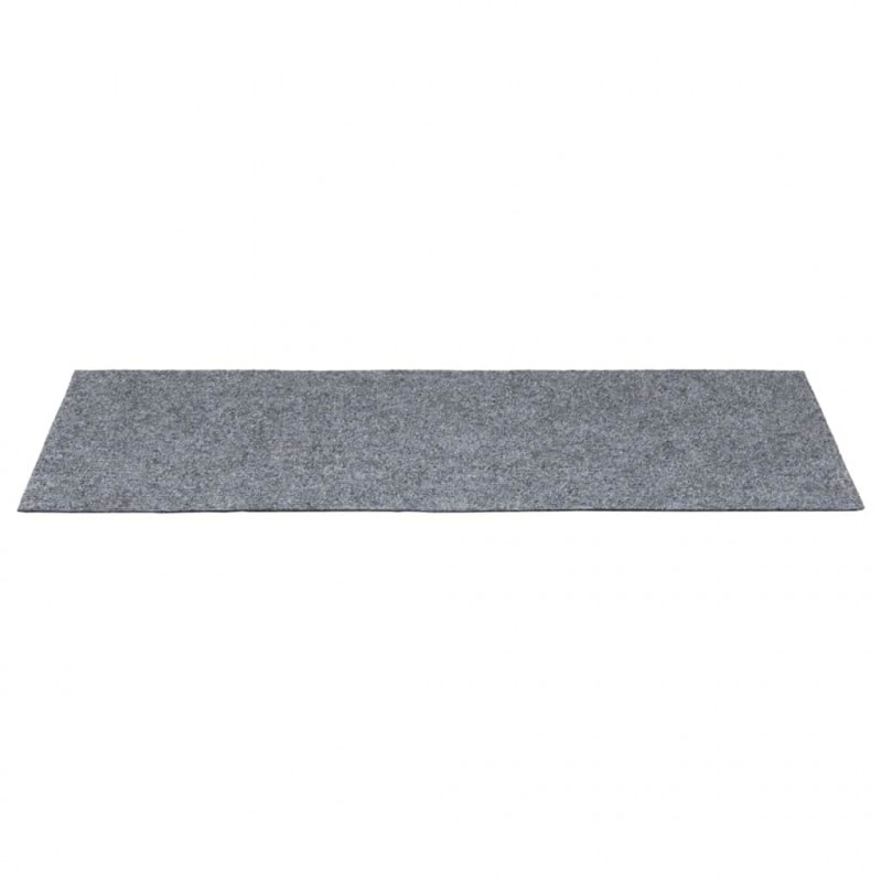 Maty na schody samoprzylepne 30 szt. 60x25 cm Jasnoszary prostokątny