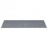 Maty na schody samoprzylepne 30 szt. 60x25 cm Jasnoszary prostokątny