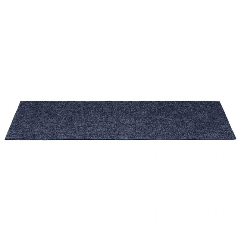 Maty na schody samoprzylepne 30 szt. 60x25 cm Szaro-niebieskie prostokątne