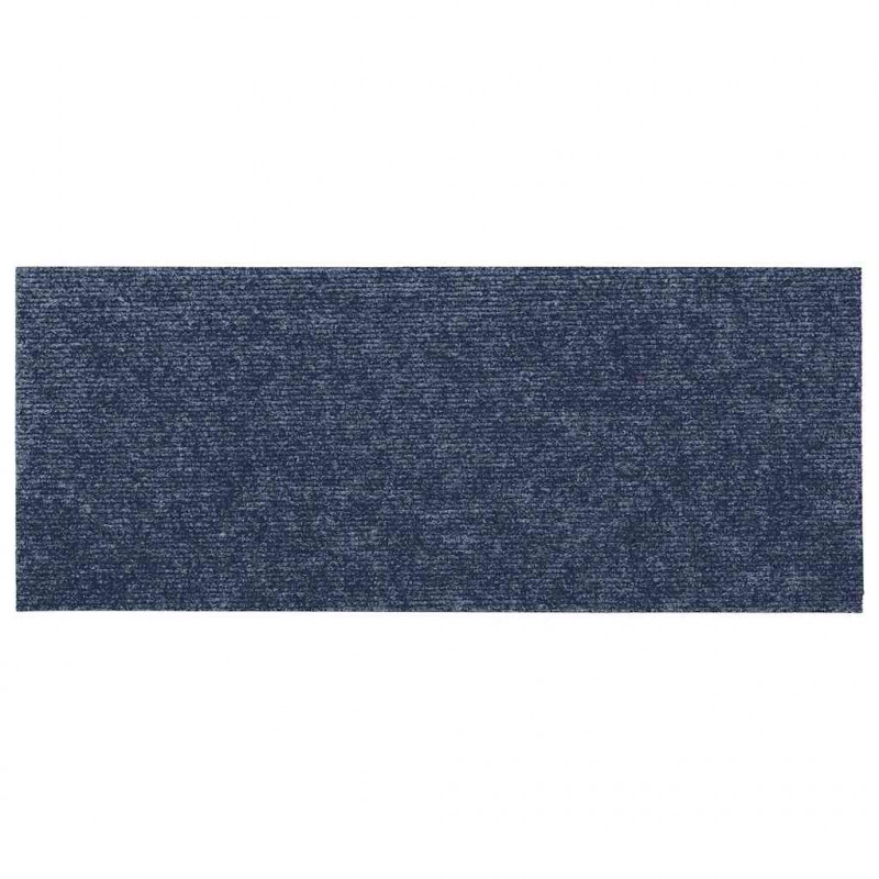 Maty na schody samoprzylepne 30 szt. 60x25 cm Szaro-niebieskie prostokątne