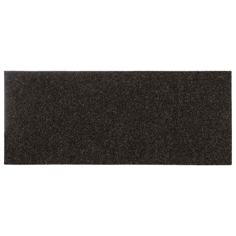 Maty na schody samoprzylepne 30 szt. 60x25 cm Ciemnobrązowe prostokątne