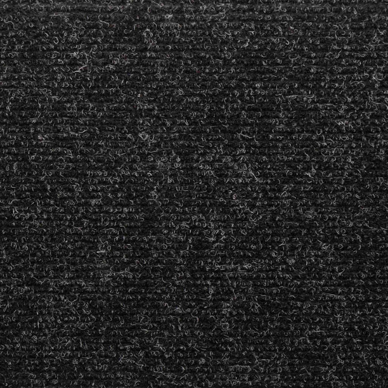 Maty na schody samoprzylepne 20 szt. 65x21x4 cm, czarne, prostokątne, z krawędzią