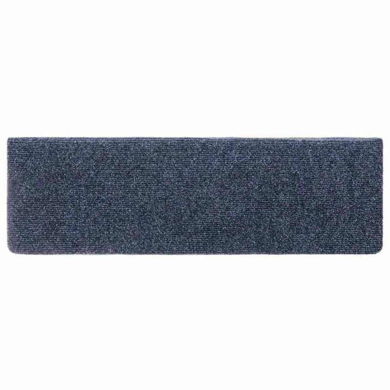Maty na schody samoprzylepne 20 szt. 65x21x4 cm Antracytowe prostokątne krawędzie