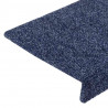 Maty na schody samoprzylepne 20 szt. 65x21x4 cm Antracytowe prostokątne krawędzie