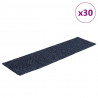 Maty na schody samoprzylepne 30 szt. 76x20 cm Szaro-niebieskie prostokątne