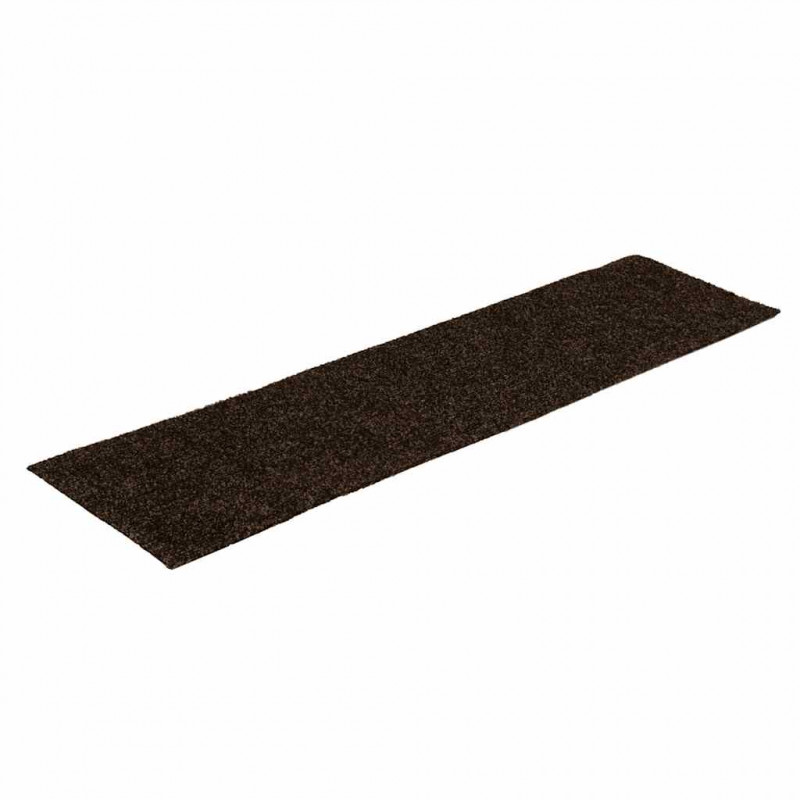 Maty na schody samoprzylepne 30 szt. 76x20 cm Brązowe prostokątne