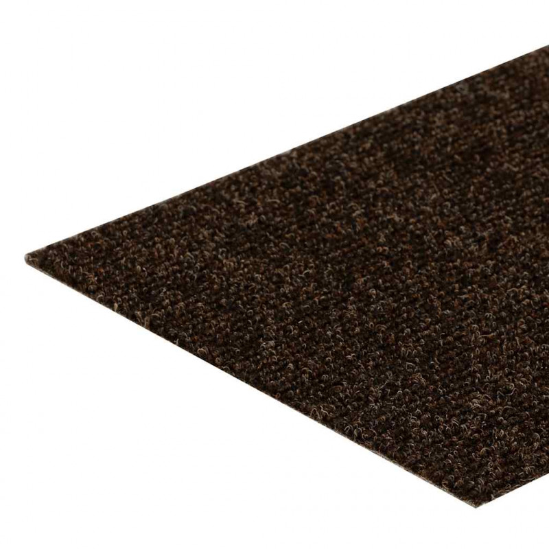Maty na schody samoprzylepne 30 szt. 76x20 cm Brązowe prostokątne