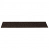 Maty na schody samoprzylepne 30 szt. 76x20 cm Ciemnobrązowe prostokątne
