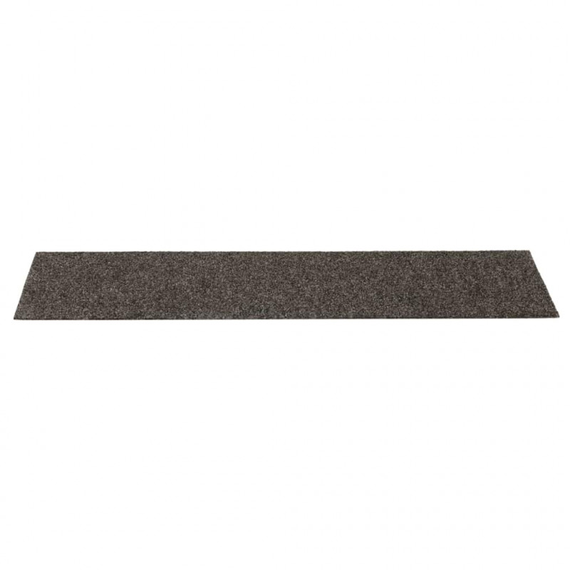 Maty na schody samoprzylepne 30 szt. 76x20 cm Antracytowe prostokątne