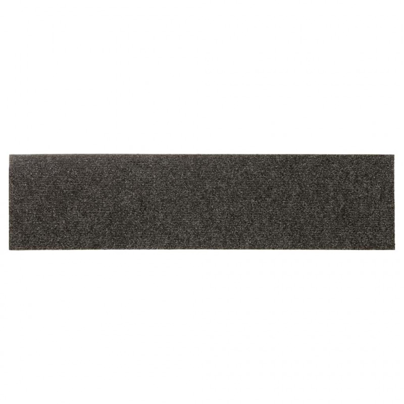 Maty na schody samoprzylepne 30 szt. 76x20 cm Antracytowe prostokątne