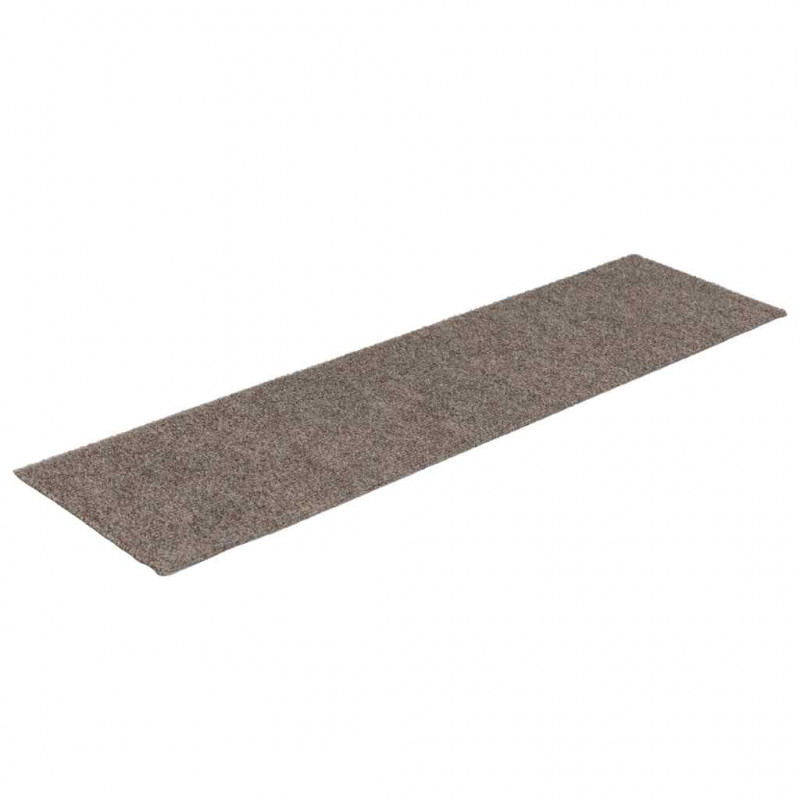 Maty na schody samoprzylepne 30 szt. 76x20 cm beżowe prostokątne