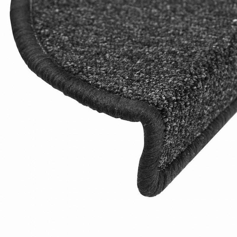 Maty na schody 30 szt. 56x17x3 cm Antracyt Półokrągłe
